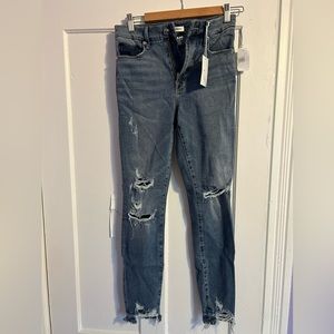 Good American ripped jeans